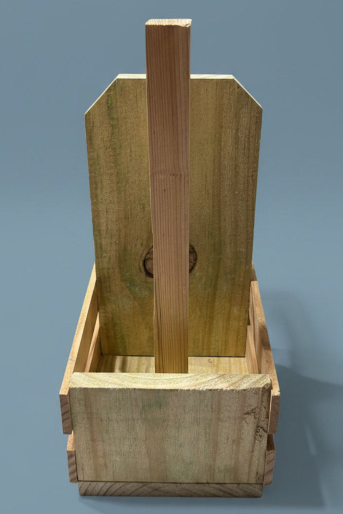 BBQ Caddy with view of the paper towel holding rod
